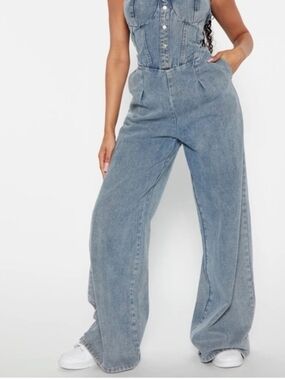 Fashion Nova's (Haven Denim Jumpsuit)